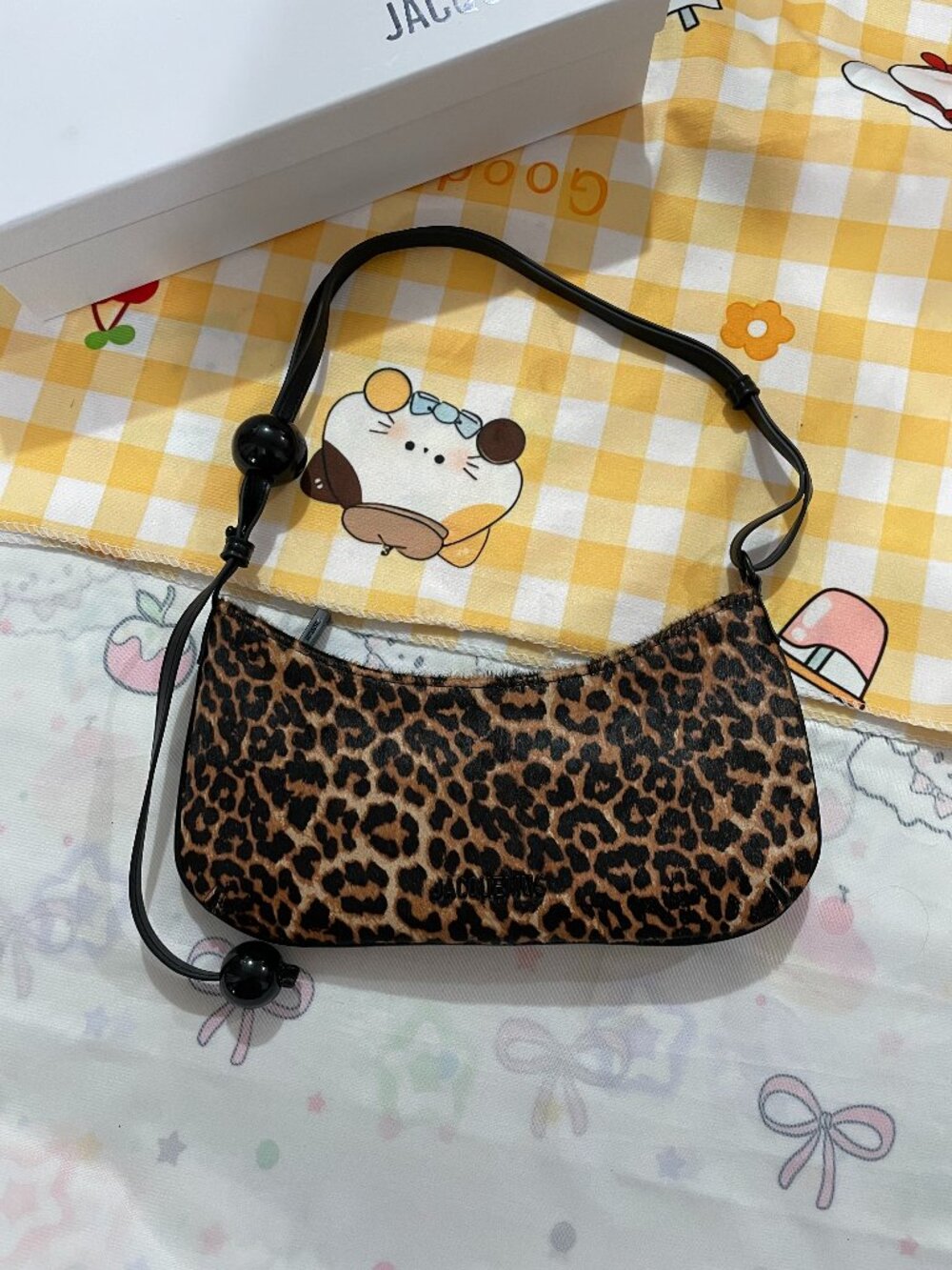 Jacquemus Leopard-Print Shoulder Bag
